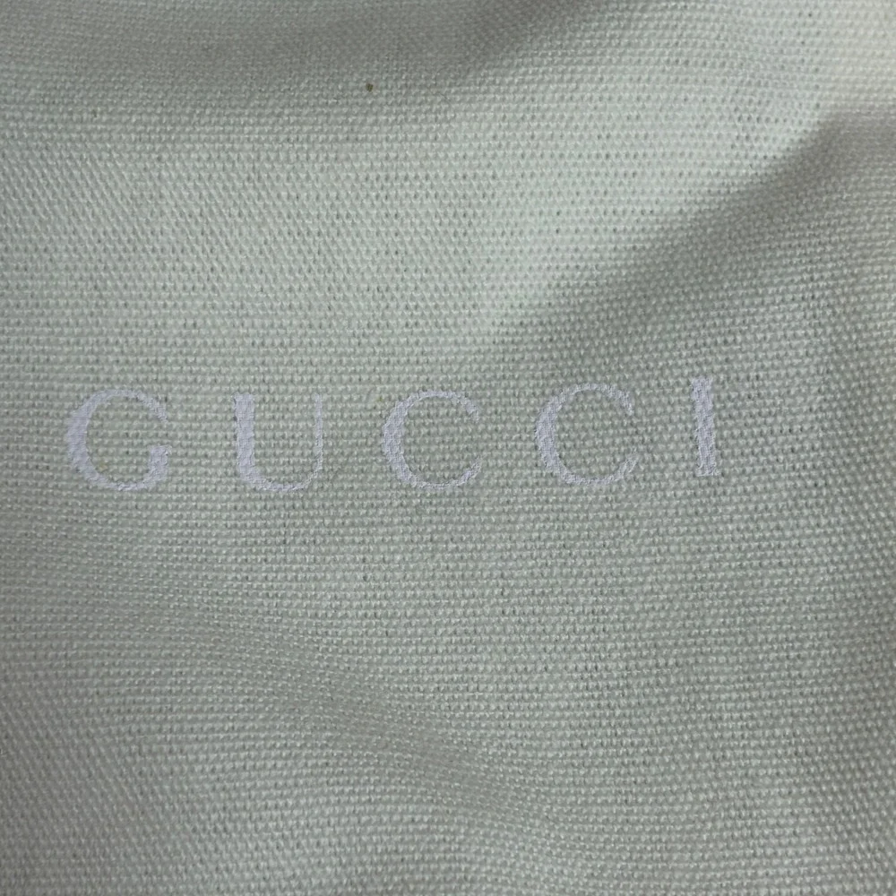 Gucci Burgundy Logo Gift Box Dust Bag Ribbon and Care Cards Set